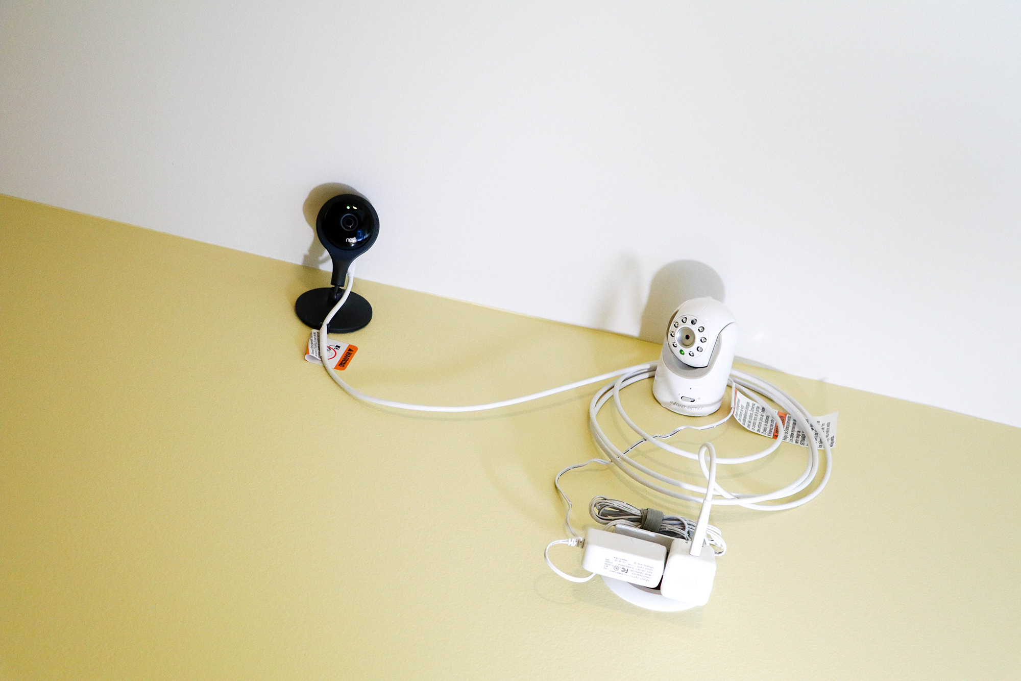 Hide Baby Monitor Cords in Wall; Keep Cables Out of Infant's Reach