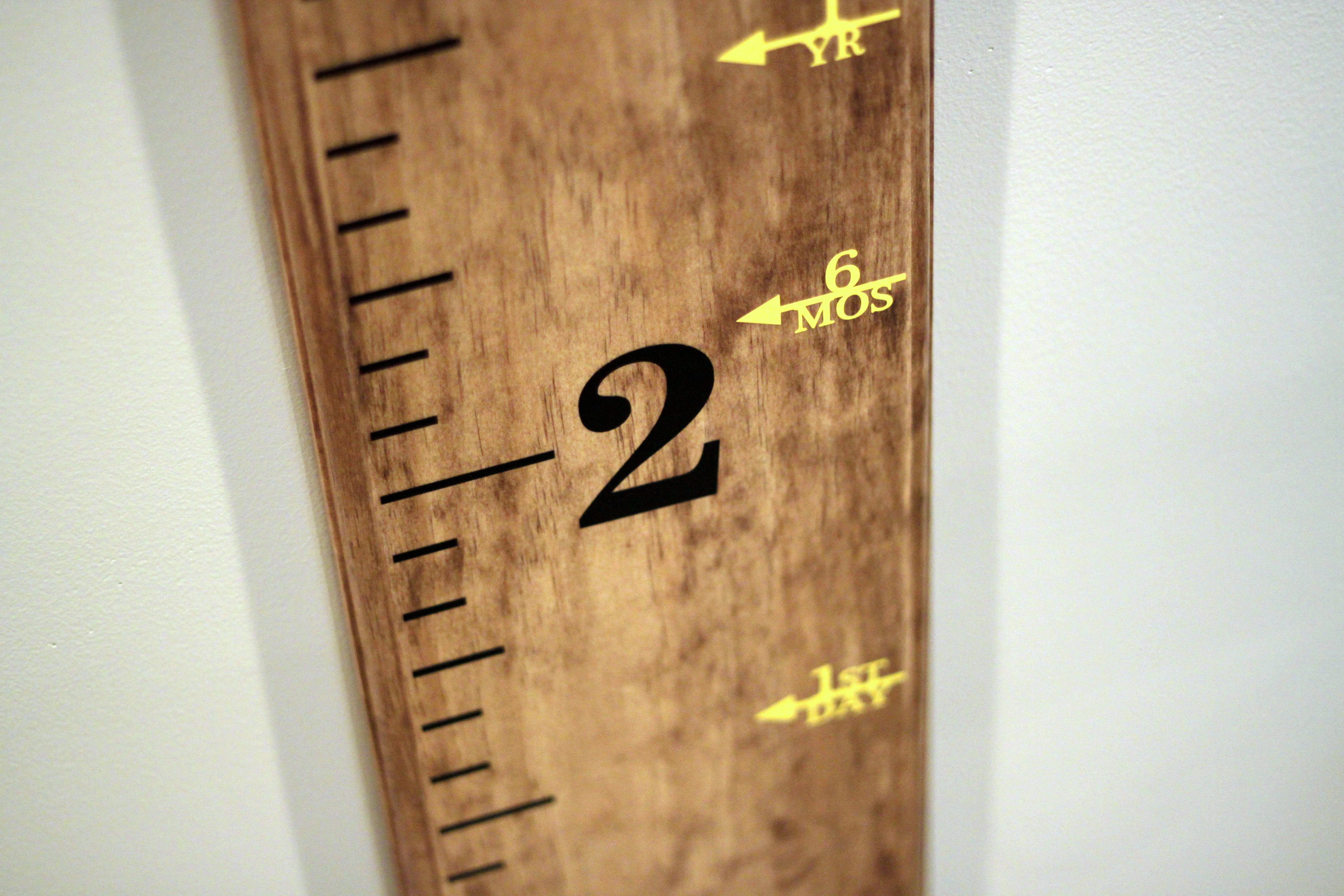 Wooden Growth Chart Diy