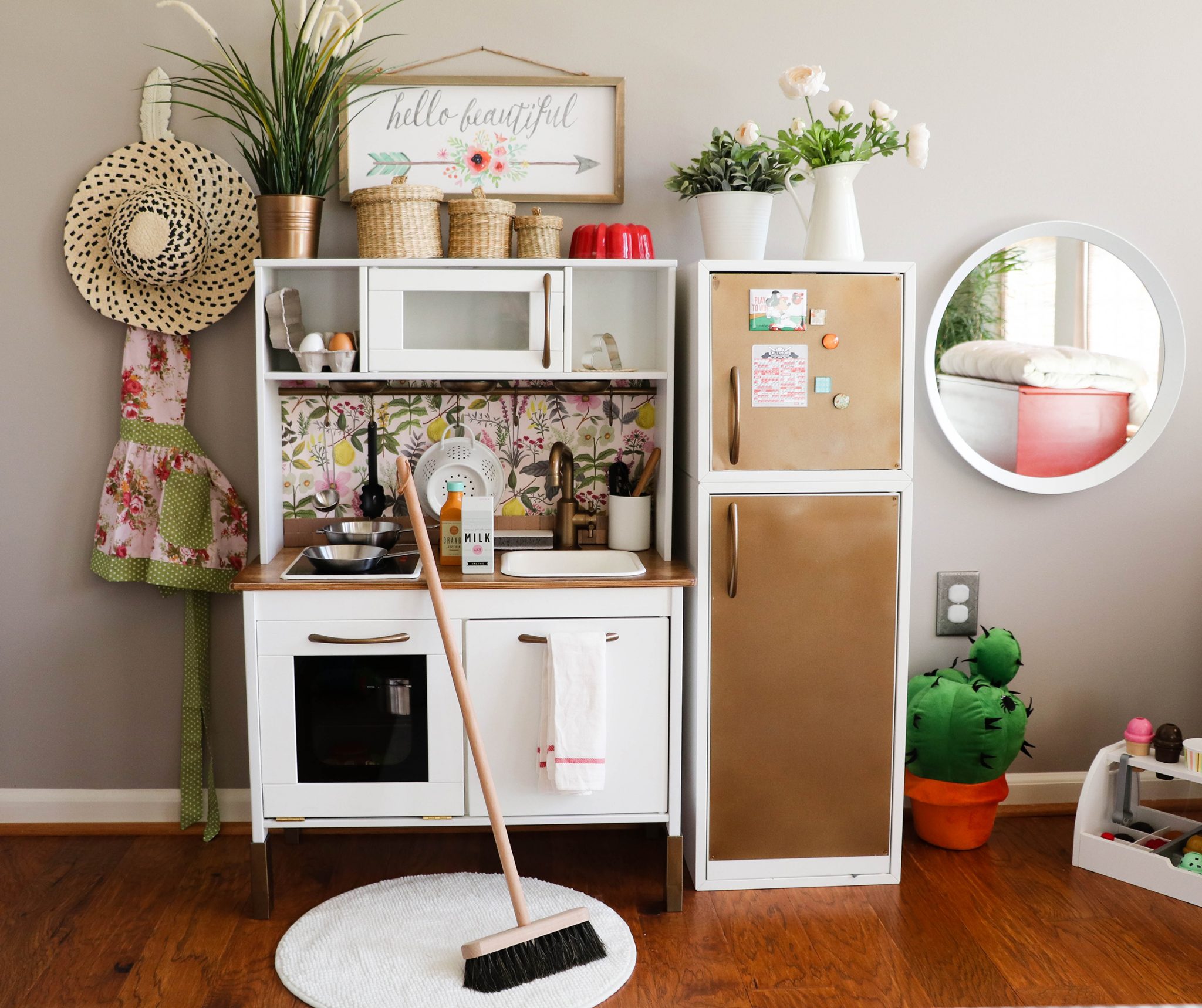 Ikea Duktig Mini-kitchen, Birch Plywood, White