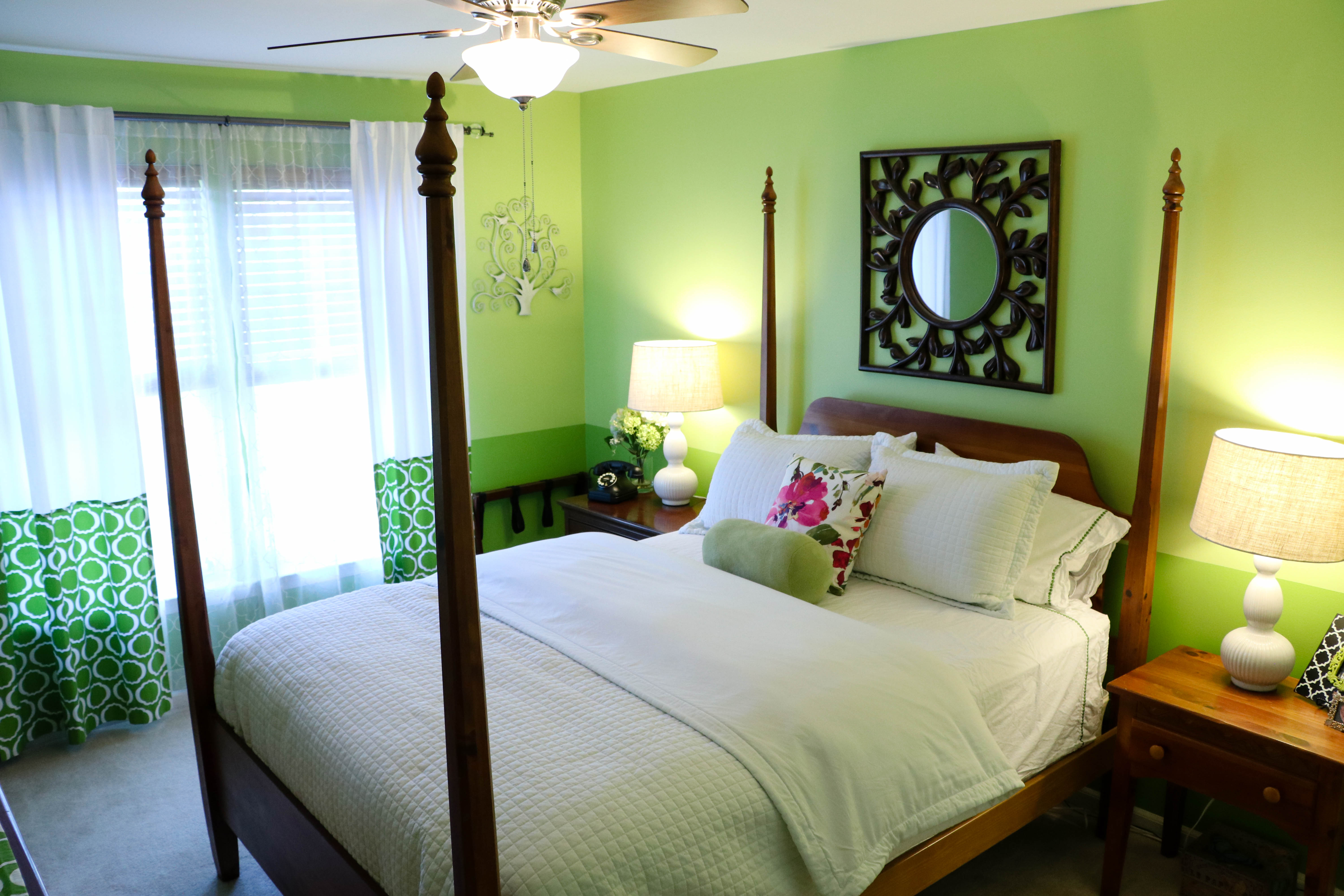Our Green Guest Bedroom