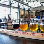 Craft Beer Flight, New Belgium, Asheville, NC