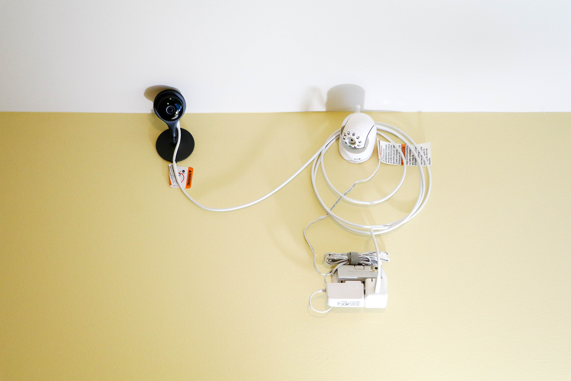 Hide Baby Monitor Cords in Wall; Keep Cables Out of Infant's Reach