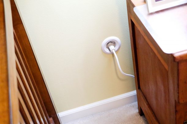 Hide Baby Monitor Cords in Wall; Keep Cables Out of Infant's Reach